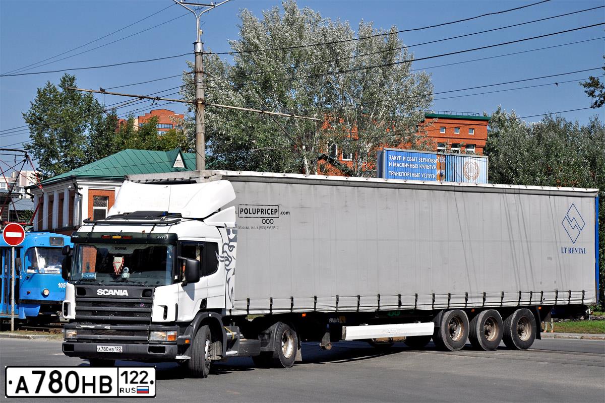 Фото автомобиля SCANIA SERIE P /4X2/, 2006 — госномер Х739МТ190. Цвет: Белый