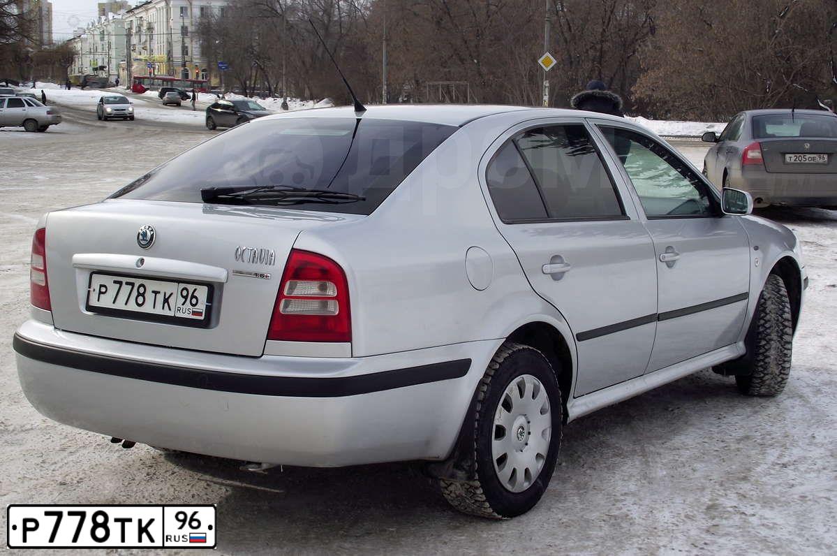 Фото автомобиля ШКОДА ОКТАВИЯ АМБИЕНТ, 2002 — госномер Х599АЕ196. Цвет: СЕРЕБРИСТЫЙ