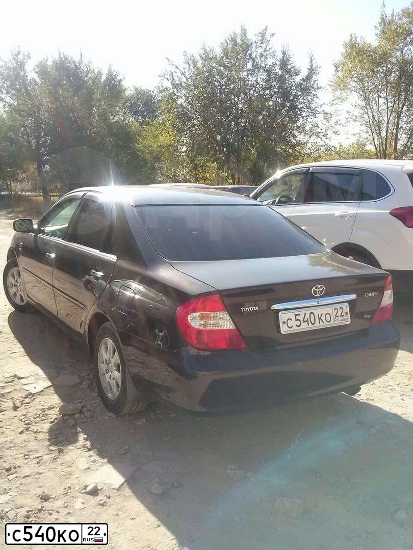 Фото автомобиля TOYOTA CAMRY, 2002 — госномер С540КО22. Цвет: Красный