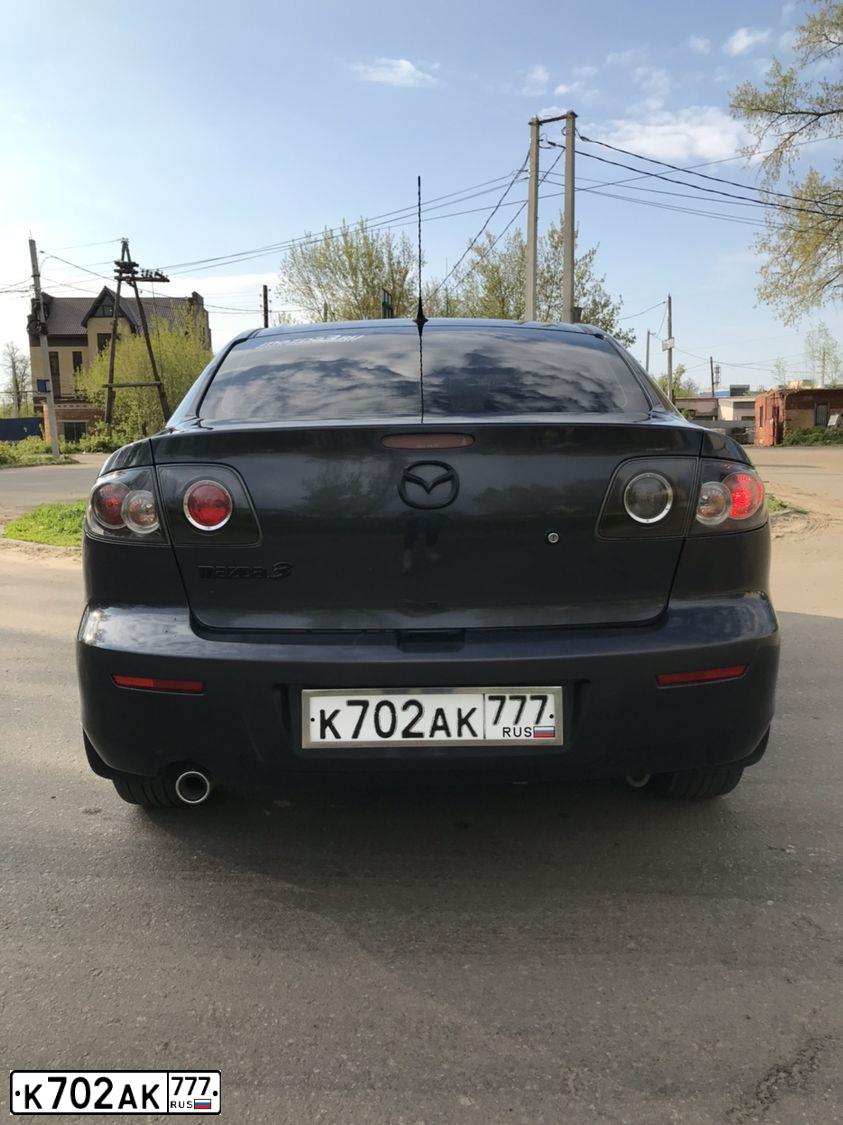 Фото автомобиля MAZDA 3, 2007 — госномер Р161СН177. Цвет: СЕРЫЙ ТЕМНЫЙ