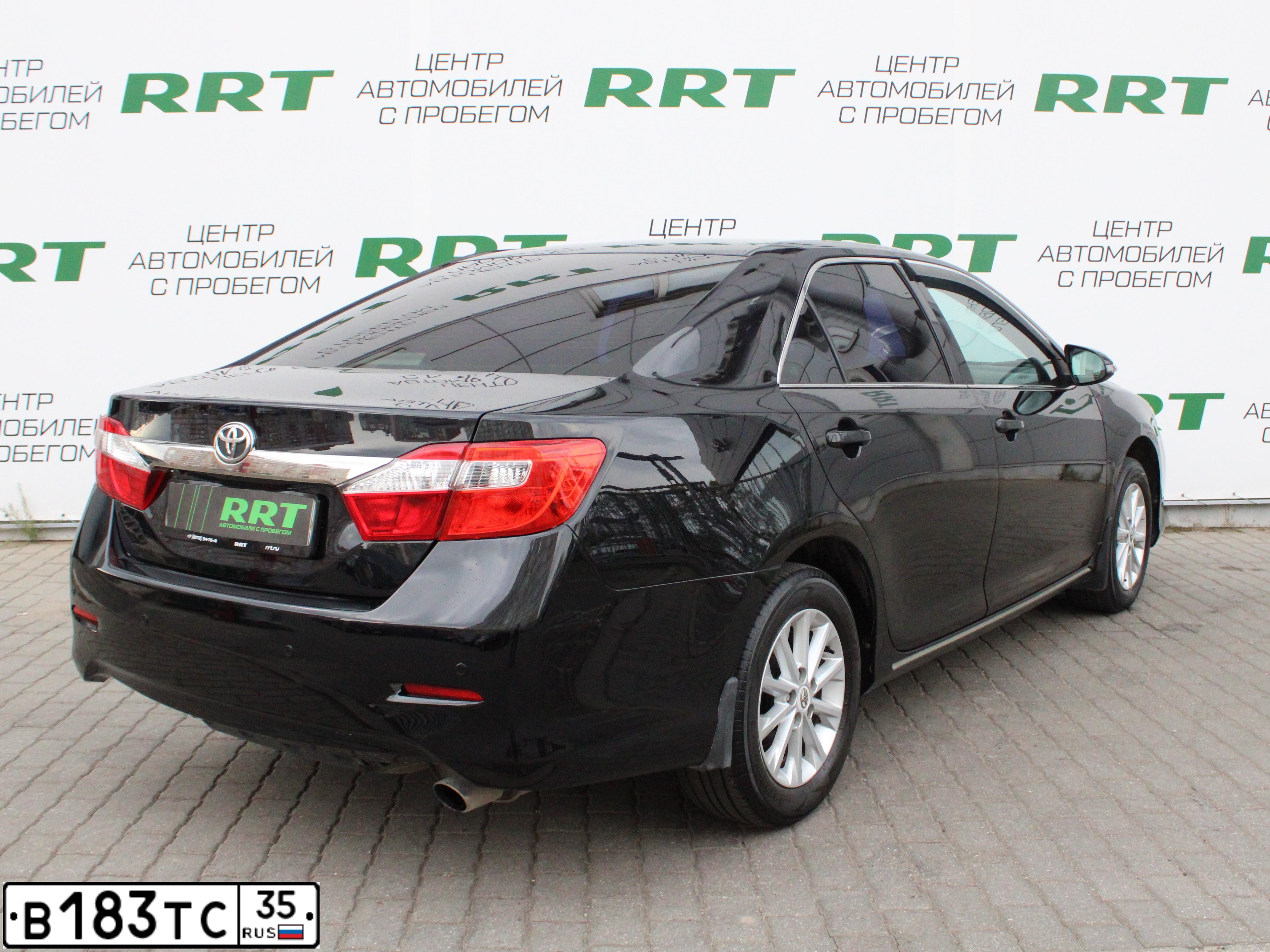 Фото автомобиля TOYOTA CAMRY, 2012 — госномер В183ТС35. Цвет: ЧЕРНЫЙ МЕТАЛЛИК