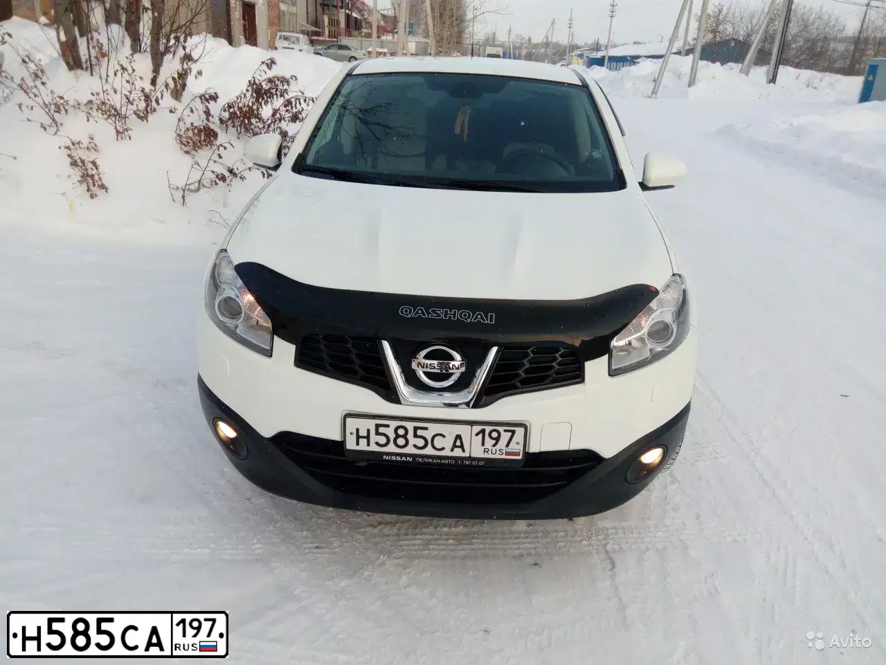 Фото автомобиля NISSAN QASHQAI, 2011 — госномер А247КУ142. Цвет: Белый