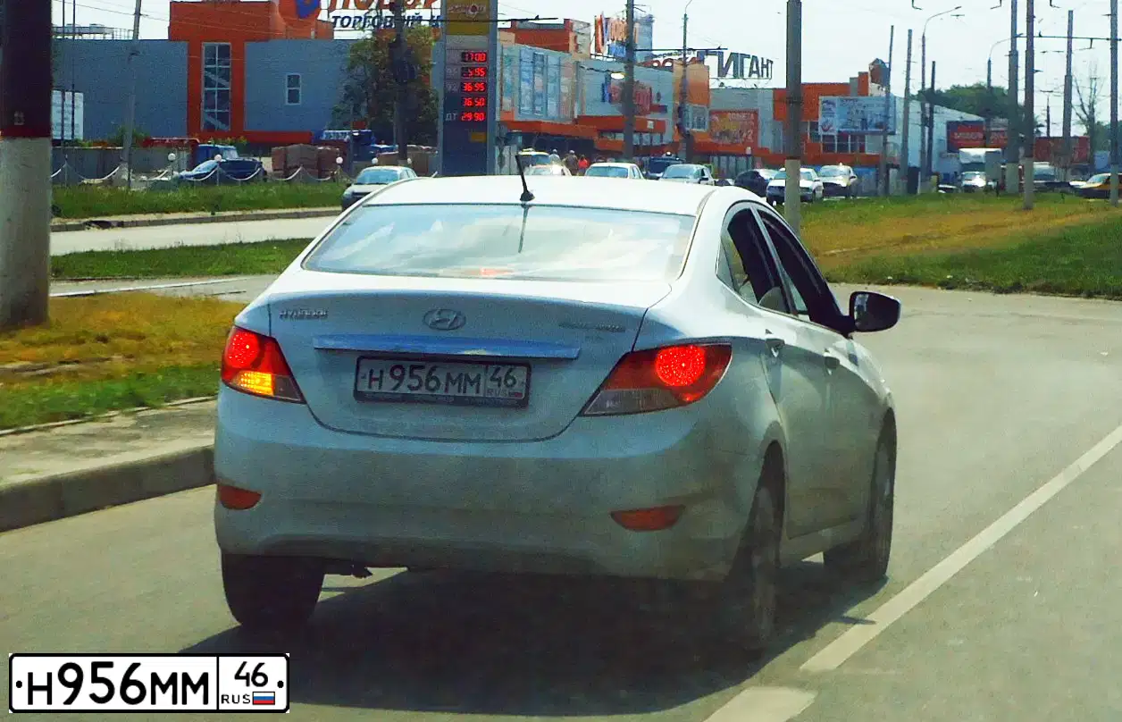 Фото автомобиля HYUNDAI SOLARIS, 2014 — госномер С624АТ46