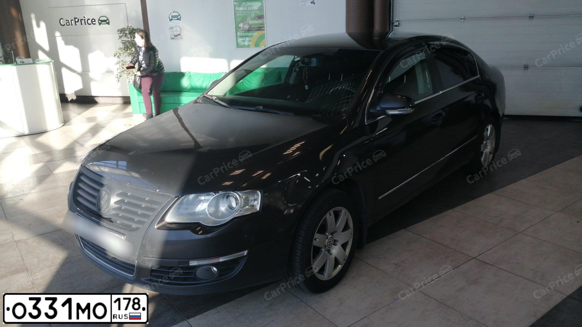 Фото автомобиля VOLKSWAGEN PASSAT, 2007 — госномер Н565ЕЕ10. Цвет: Коричневый