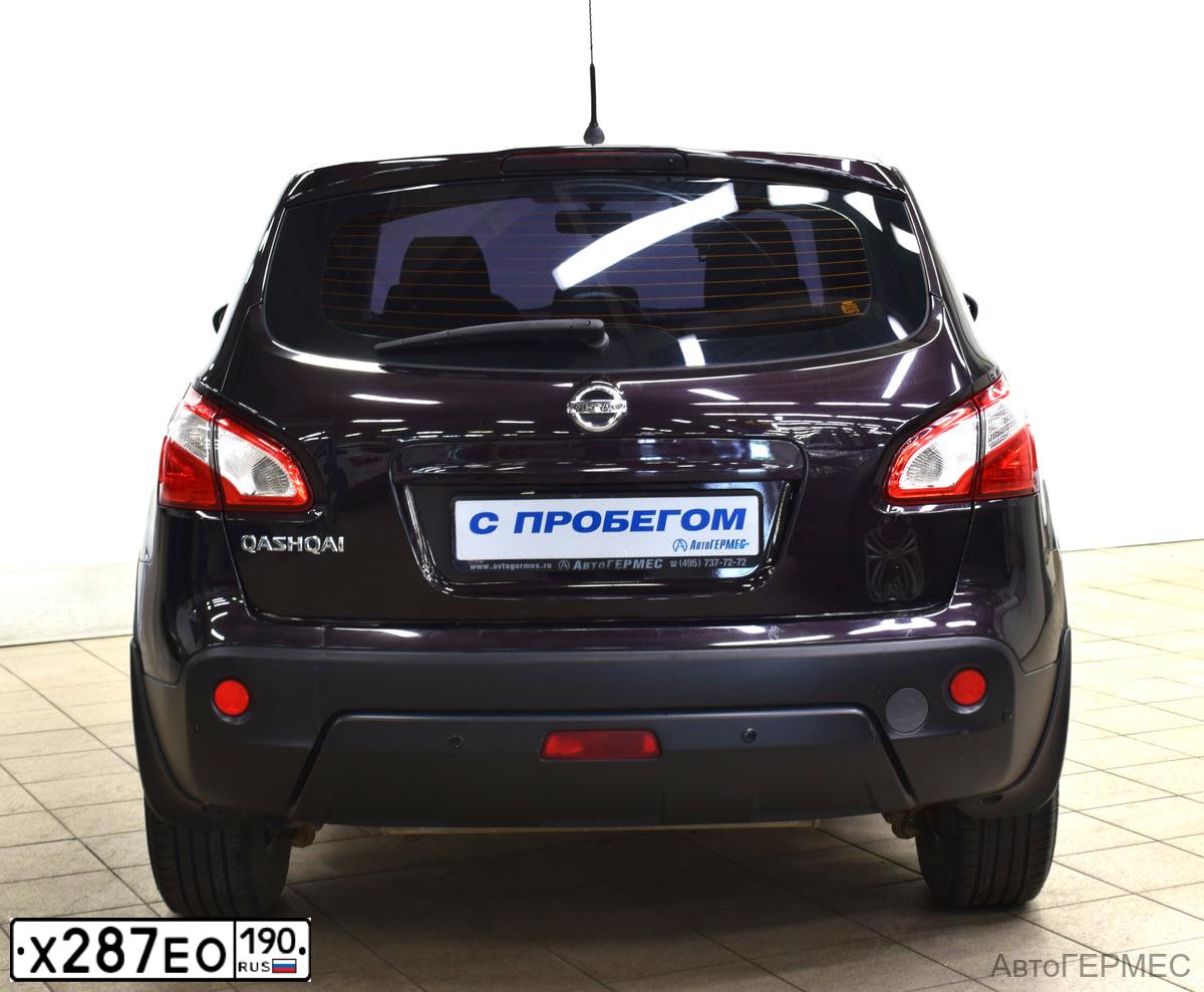 Фото автомобиля NISSAN QASHQAI, 2010 — госномер Х287ЕО190. Цвет: ФИОЛЕТОВЫЙ