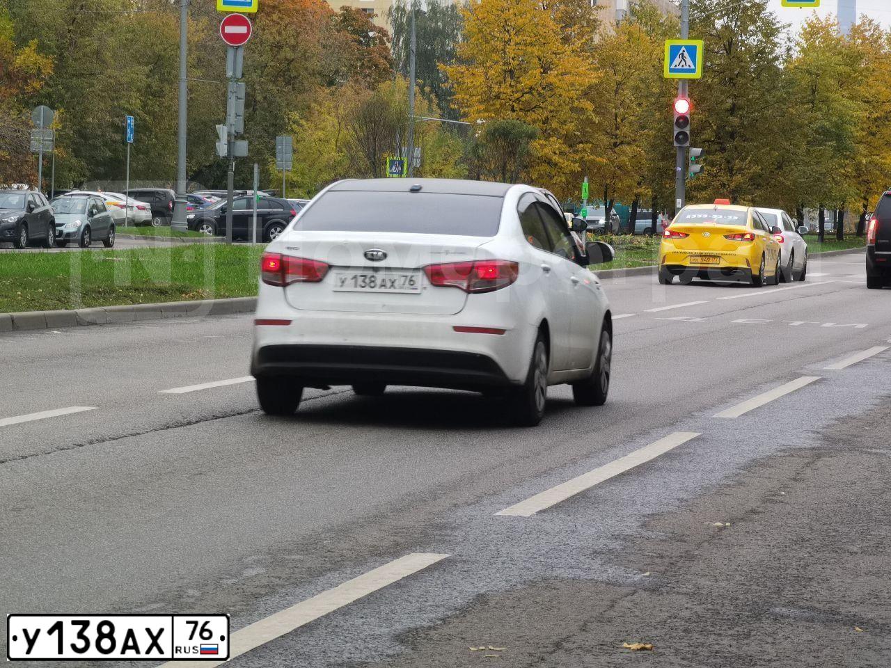Фото автомобиля KIA RIO, 2017 — госномер О750ВС193. Цвет: БЕЛЫЙ
