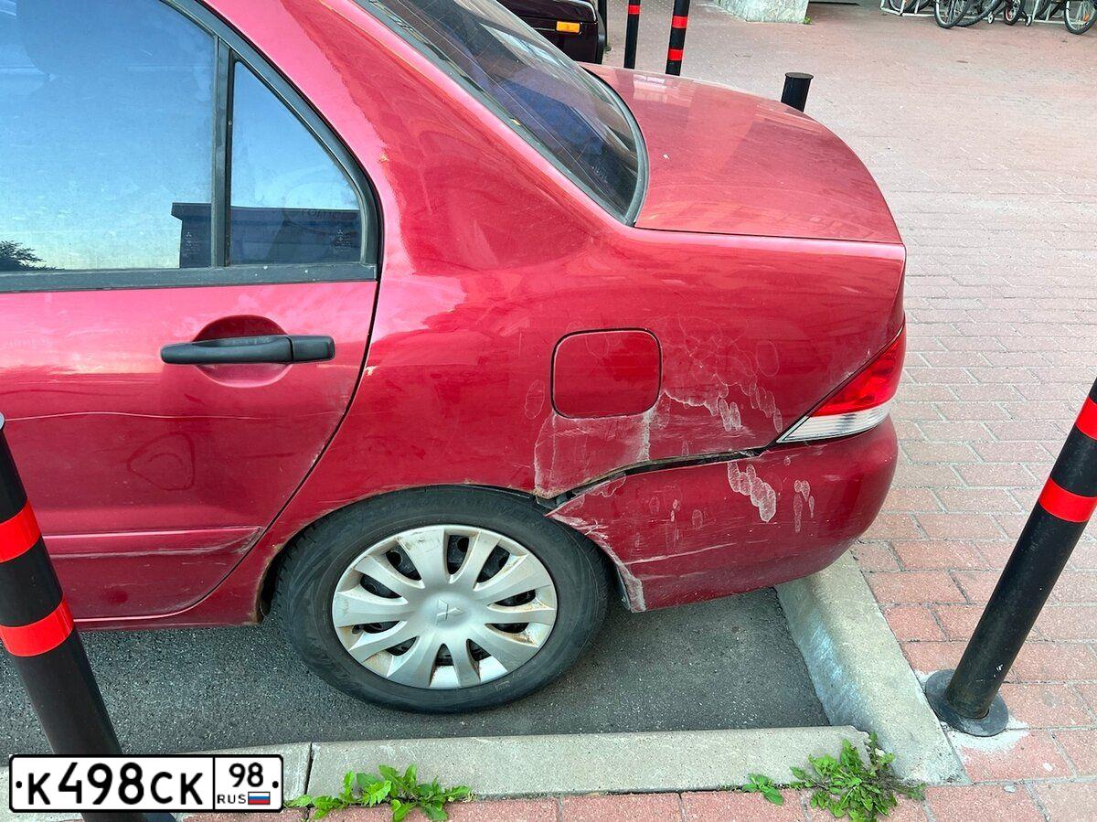 Фото автомобиля MITSUBISHI LANCER, 2006 — госномер К072УК147. Цвет: Красный