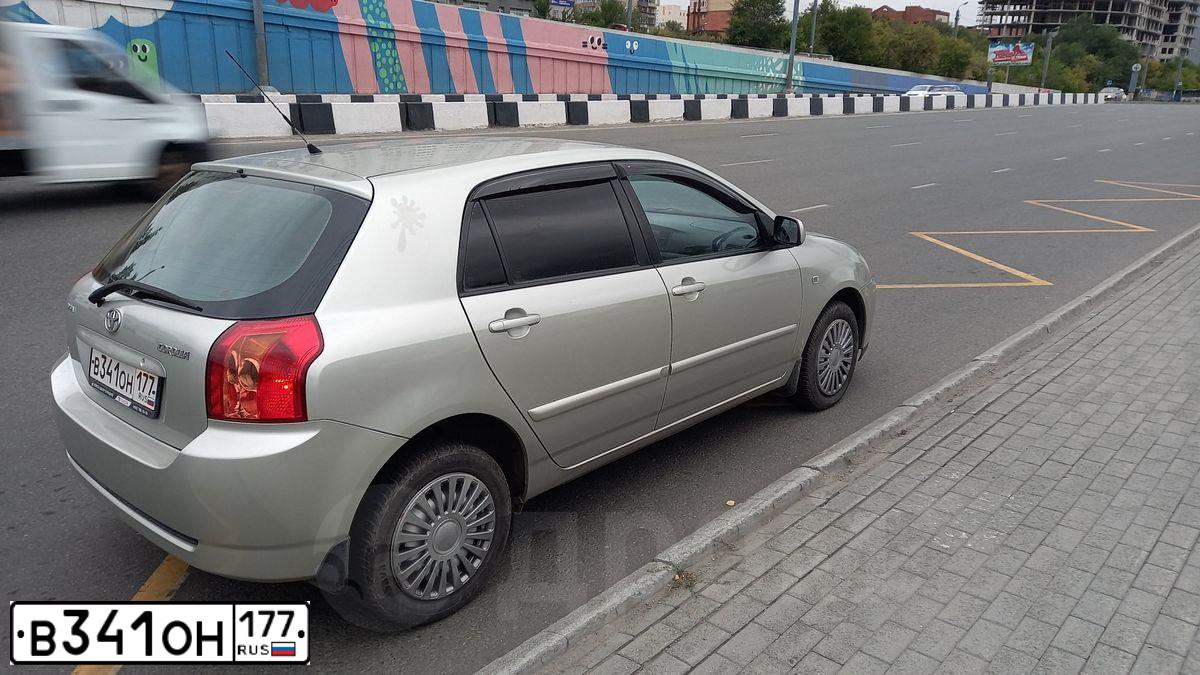 Фото автомобиля TOYOTA COROLLA, 2006 — госномер В341ОН177. Цвет: Серебристый