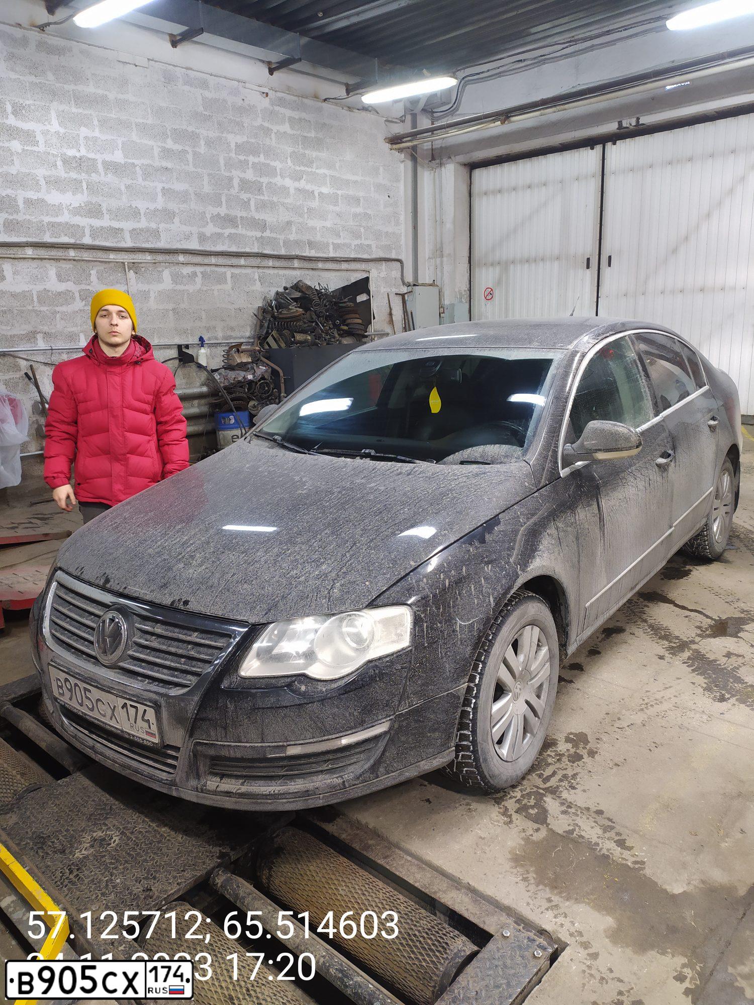 Фото автомобиля VOLKSWAGEN PASSAT, 2008 — госномер О013ВМ174. Цвет: ЧЕРНЫЙ
