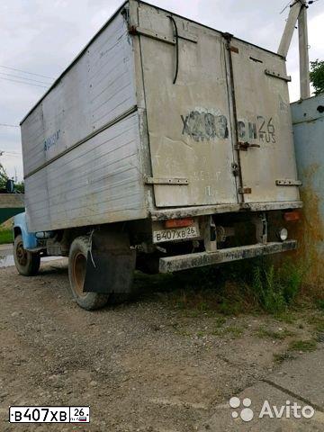 Фото автомобиля GAZ 53, 1991 — госномер Е848МО26. Цвет: СИНИЙ