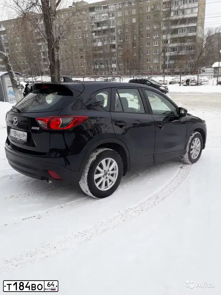 Фото автомобиля MAZDA CX-5, 2013 — госномер М620ММ164. Цвет: ЧЕРНЫЙ