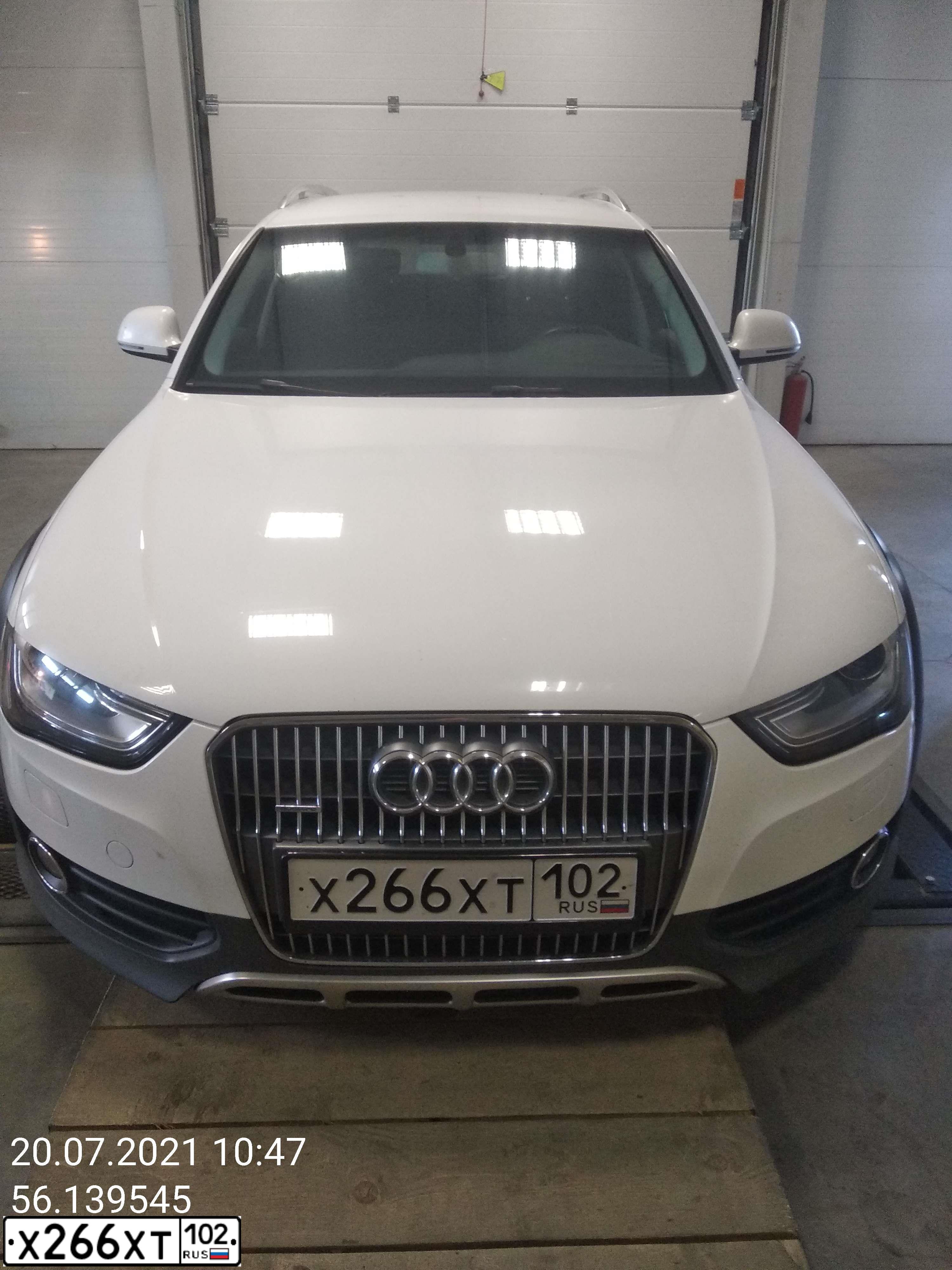 Фото автомобиля AUDI A4 ALLROAD, 2014 — госномер С397АН716