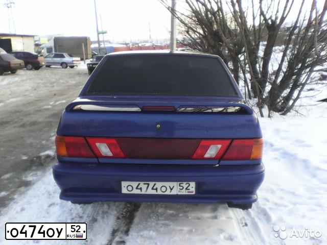 Фото автомобиля LADA 2115 SAMARA, 2004 — госномер О474ОУ52. Цвет: синий