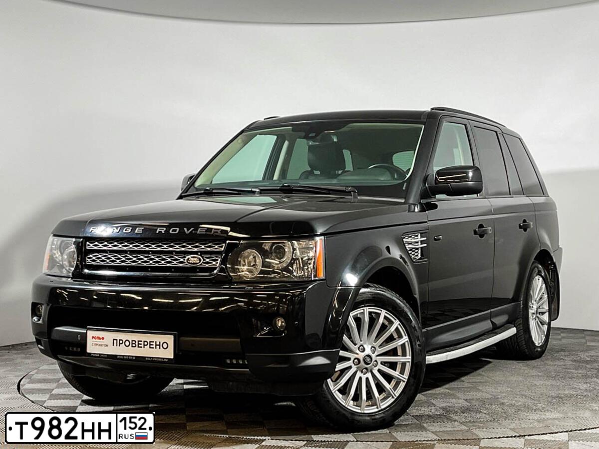 Фото автомобиля LANDROVER RANGE ROVER SPORT, 2012 — госномер Е063НУ164. Цвет: ЧЕРНЫЙ