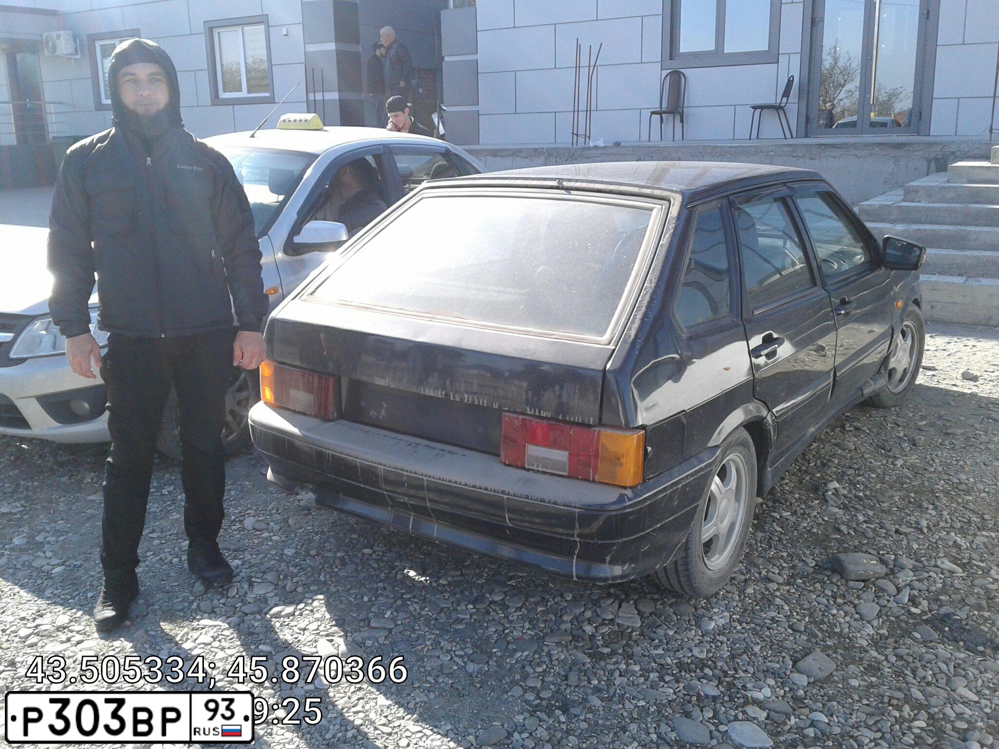 Фото автомобиля LADA 2114 SAMARA, 2007 — госномер Т988ТН193. Цвет: графитовый металлик