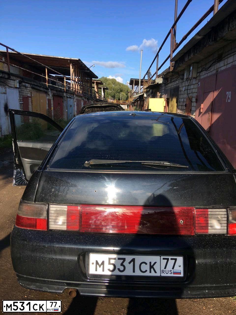 Фото автомобиля LADA 2112 LADA, 2007 — госномер М531СК77. Цвет: Сине-Черный