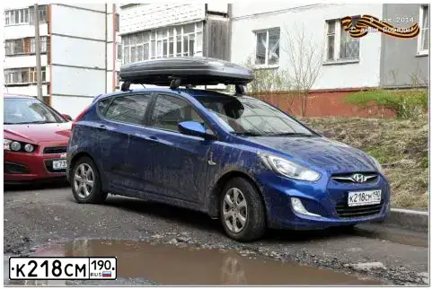 Фото автомобиля HYUNDAI SOLARIS, 2011 — госномер В207СР37. Цвет: СИНИЙ ТЕМНЫЙ