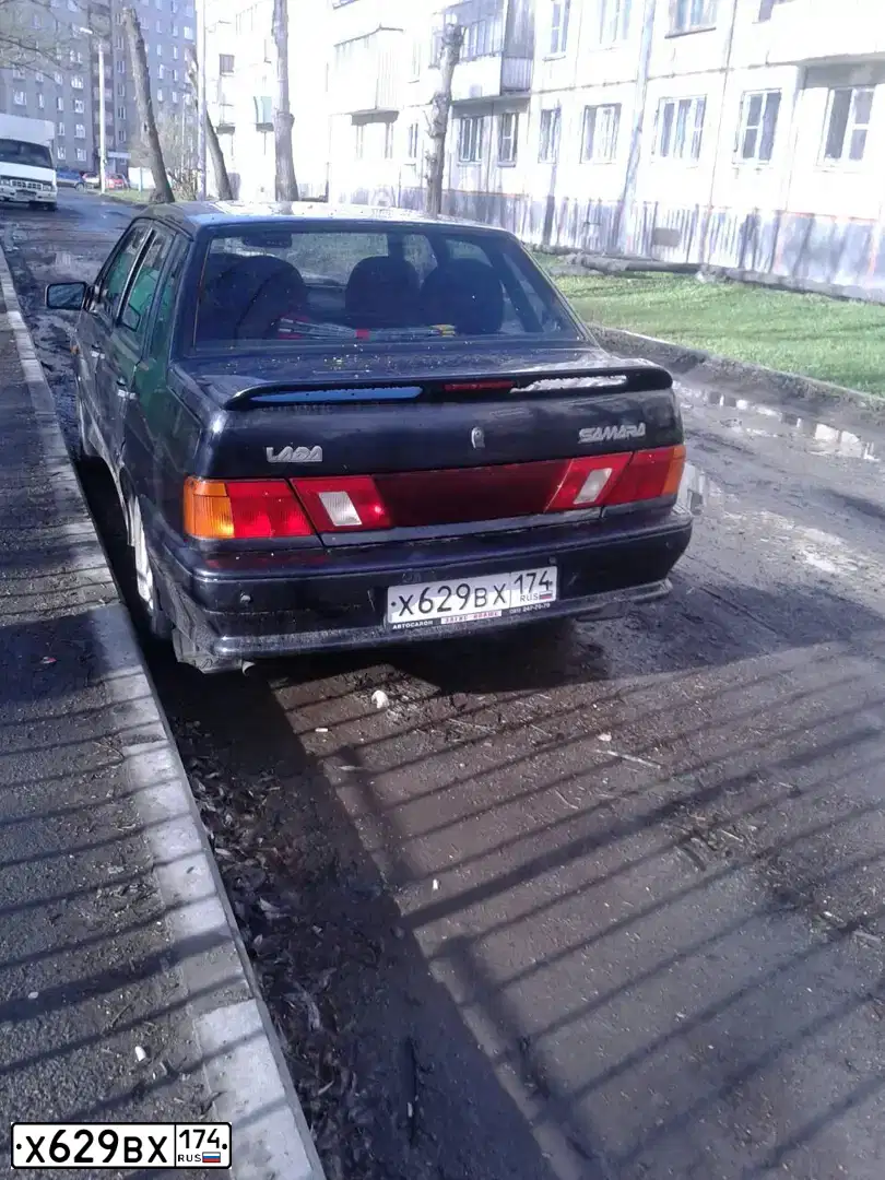 Фото автомобиля LADA 2115 SAMARA, 2008 — госномер Х629ВХ174. Цвет: ГРАФИТИВЫЙ МЕТАЛЛИК