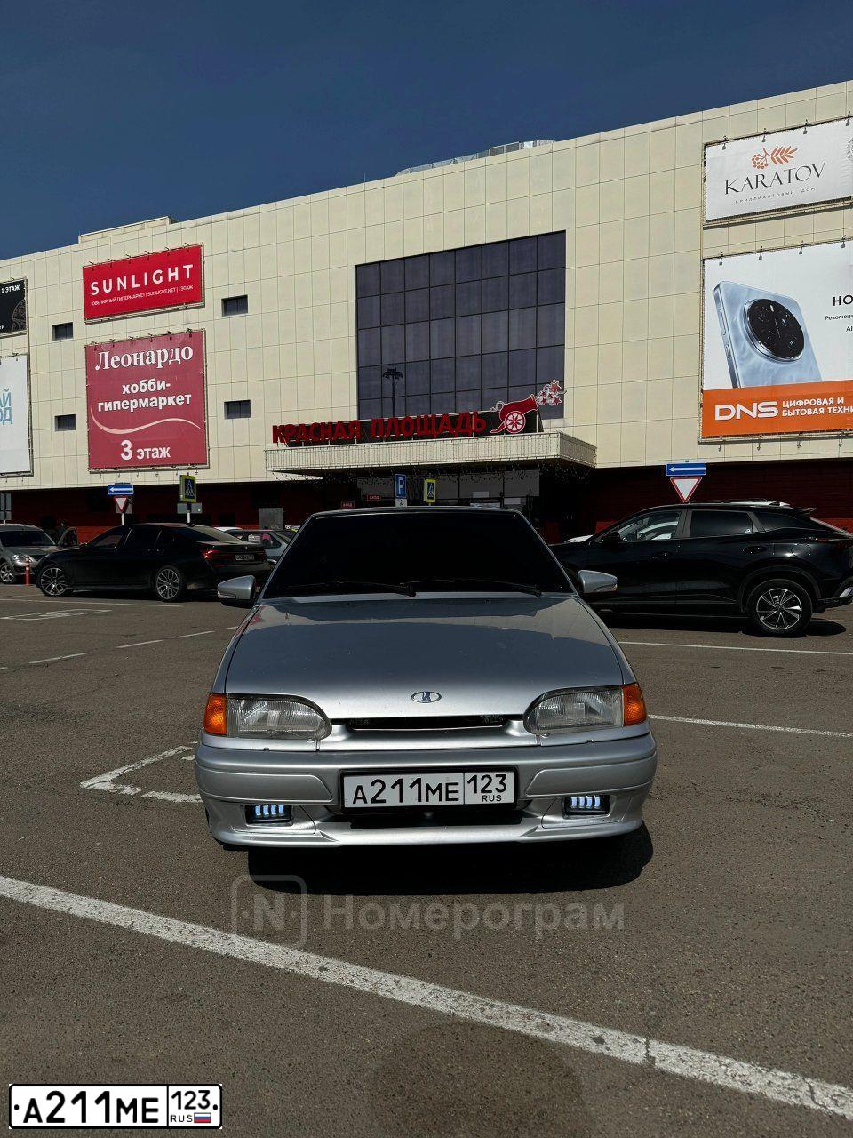 Фото автомобиля LADA 2114 SAMARA, 2010 — госномер А211МЕ123. Цвет: СВЕТЛО-СЕРЕБРИСТЫЙ МЕТАЛЛ