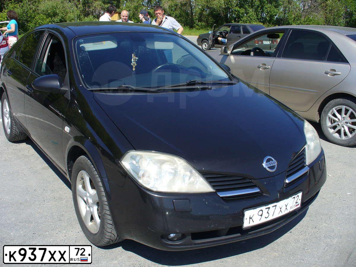 Фото автомобиля NISSAN PRIMERA, 2006 — госномер М094СВ72. Цвет: ЧЕРНЫЙ