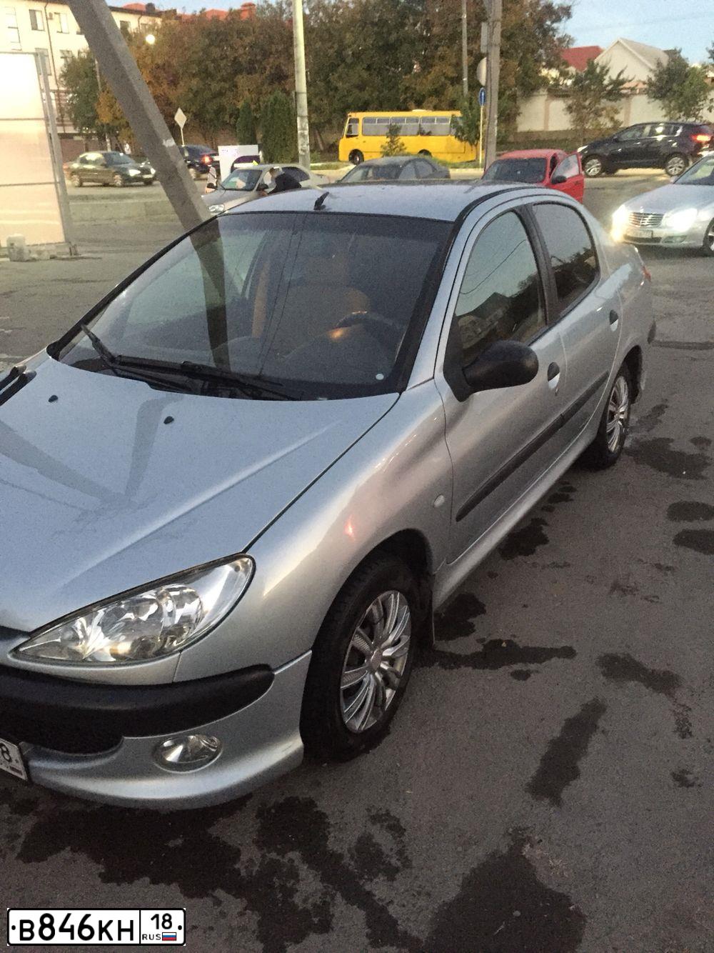 Фото автомобиля PEUGEOT 206, 2008 — госномер О611ВВ185. Цвет: СЕРЫЙ