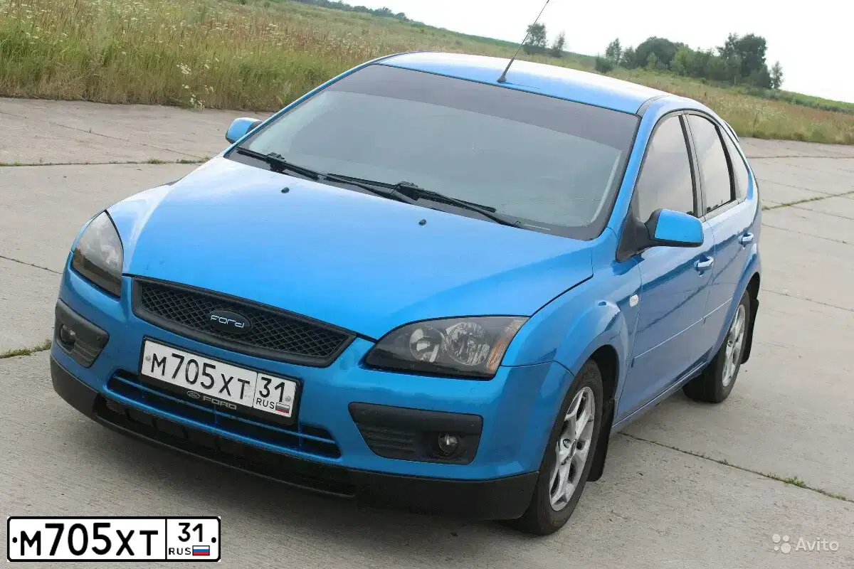 Фото автомобиля FORD FOCUS, 2007 — госномер Р646АУ32