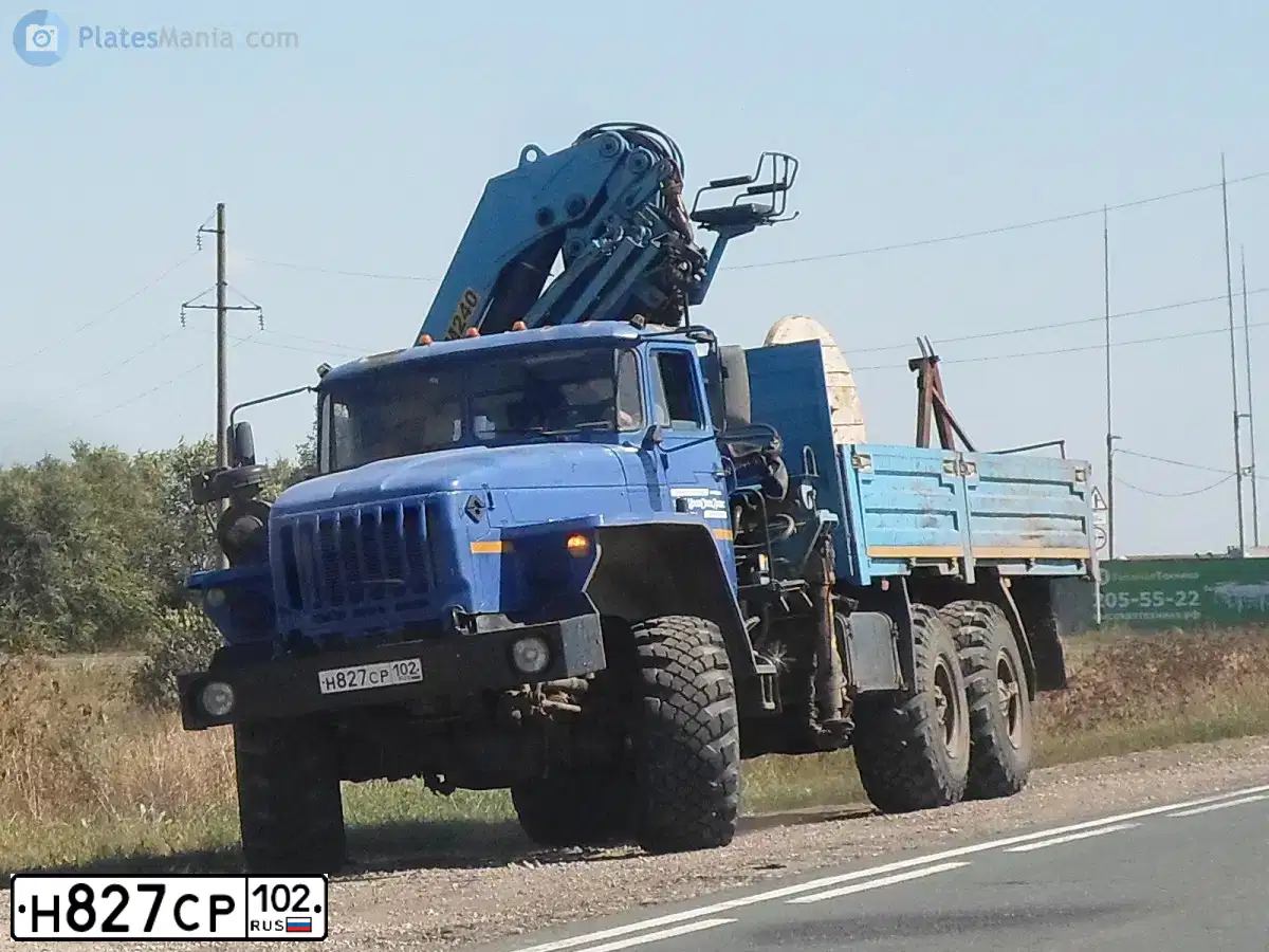 Фото автомобиля УРАЛ 4320, 2012 — госномер Н827СР102