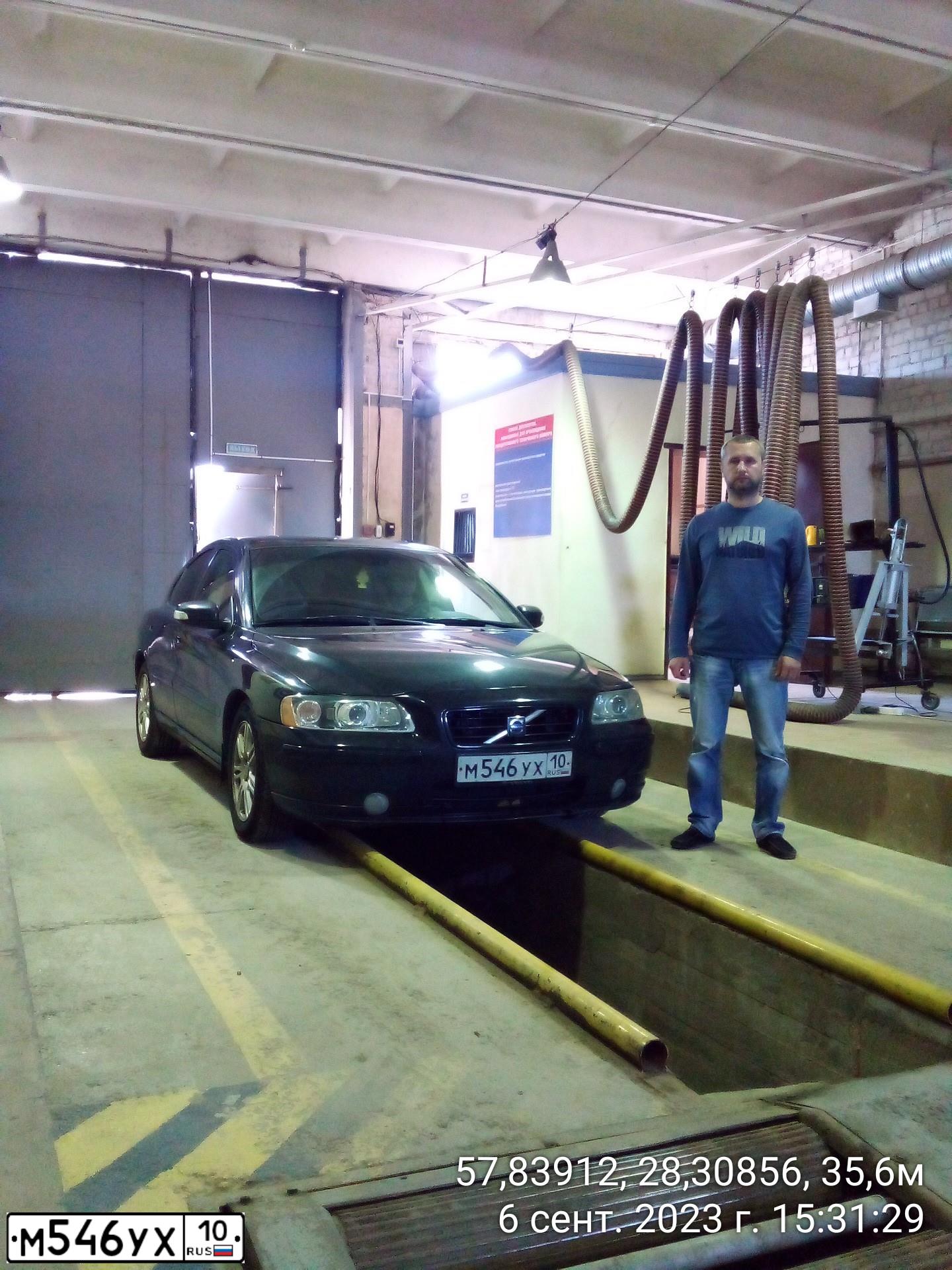 Фото автомобиля VOLVO S60, 2007 — госномер Н248СМ60