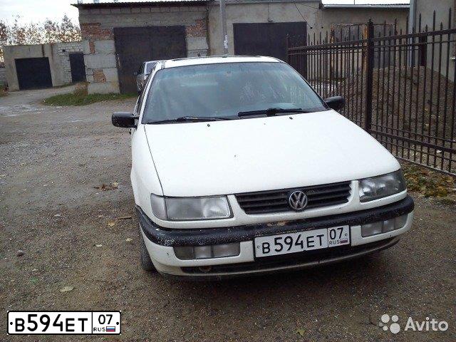 Фото автомобиля VOLKSWAGEN PASSAT, 1996 — госномер О751ВА67. Цвет: БЕЛЫЙ