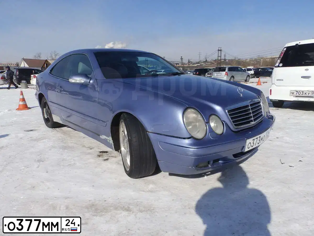 Фото автомобиля LADA 2107, 2001 — госномер О377ММ24. Цвет: СИНИЙ