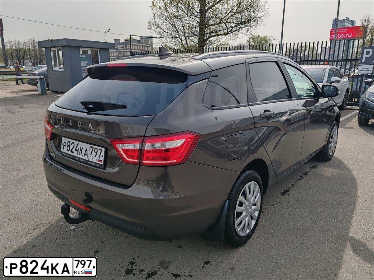 Фото автомобиля LADA VESTA, 2021 — госномер К185ТУ797. Цвет: Коричневый