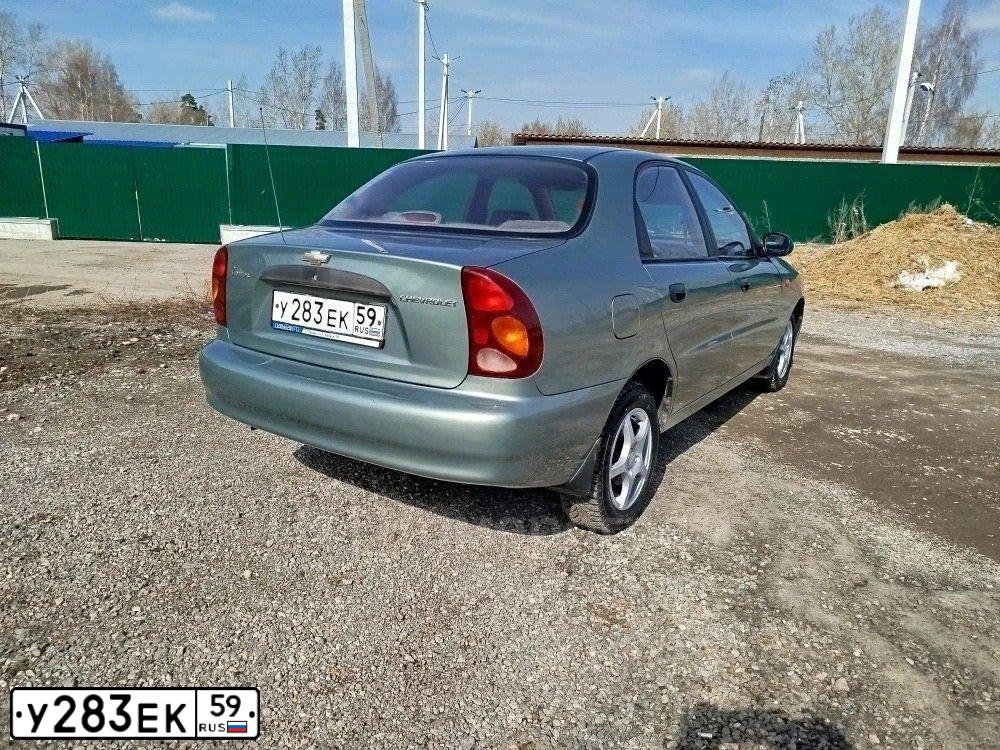 Фото автомобиля ZAZ LANOS, 2006 — госномер У283ЕК59