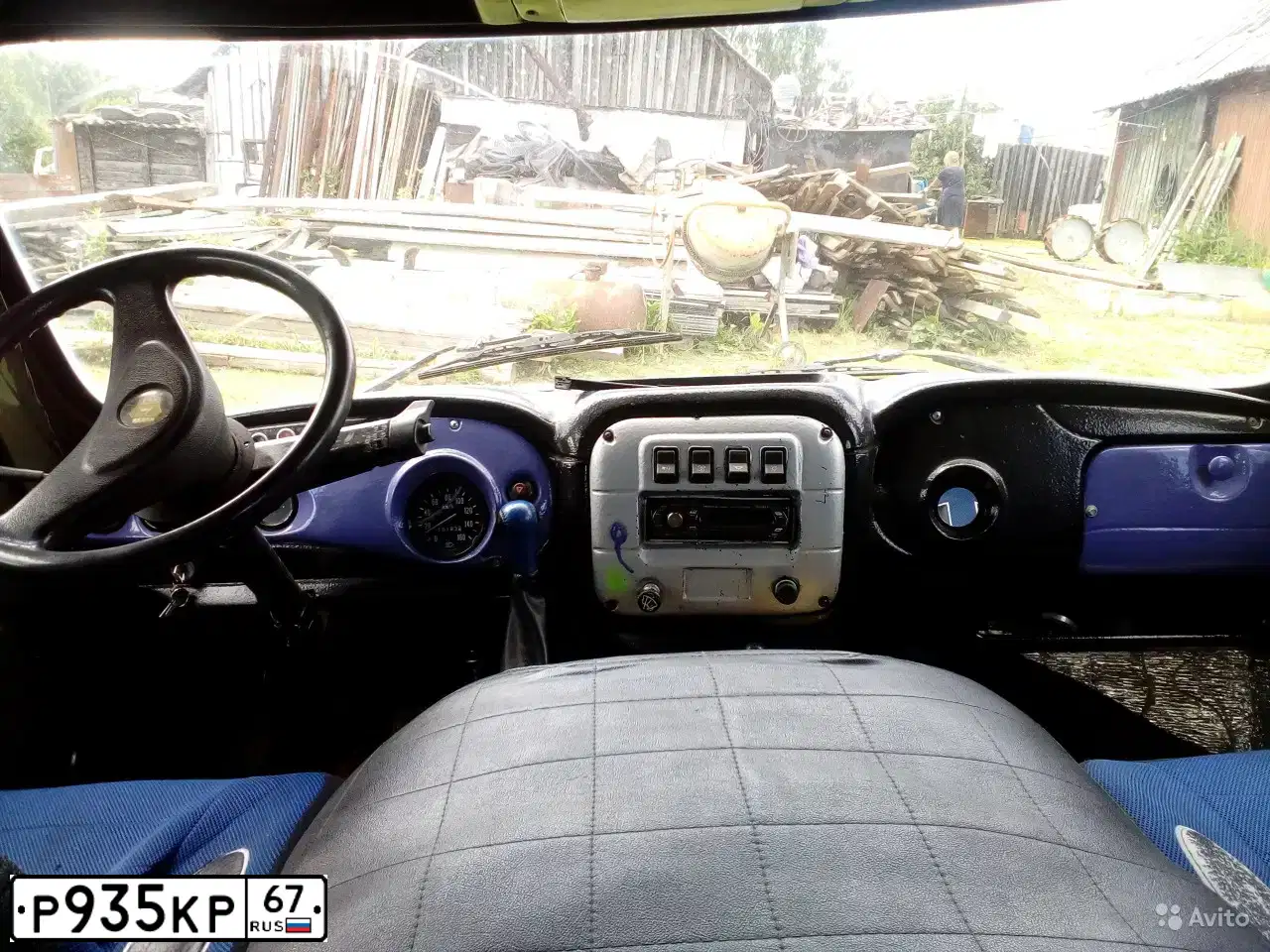 Фото автомобиля UAZ 3962, 1998 — госномер Р935КР67. Цвет: ЗЕЛЕНЫЙ