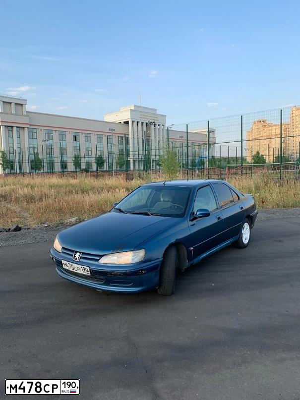 Фото автомобиля PEUGEOT 406, 1996 — госномер М478СР190. Цвет: СИНИЙ ТЕМНЫЙ