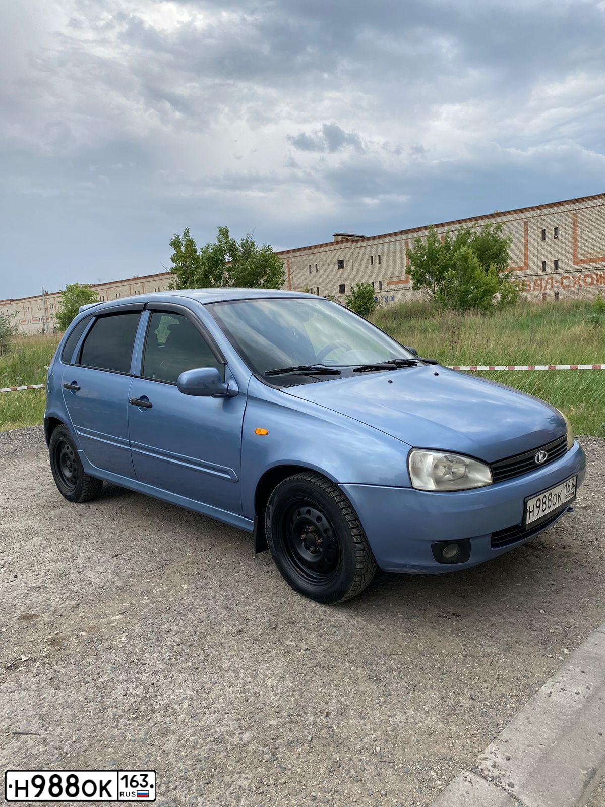 Фото автомобиля LADA 1119 KALINA, 2007 — госномер М797УВ763. Цвет: Серо-Синий