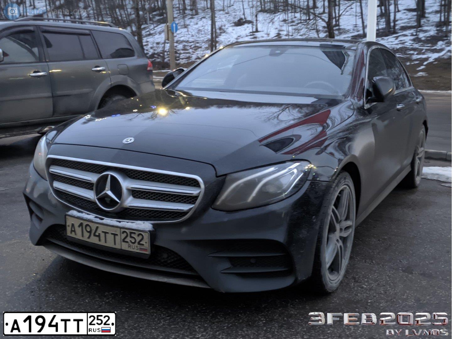Фото автомобиля MERCEDES E-KLASSE, 2018 — госномер А194ТТ252. Цвет: ЧЕРНЫЙ