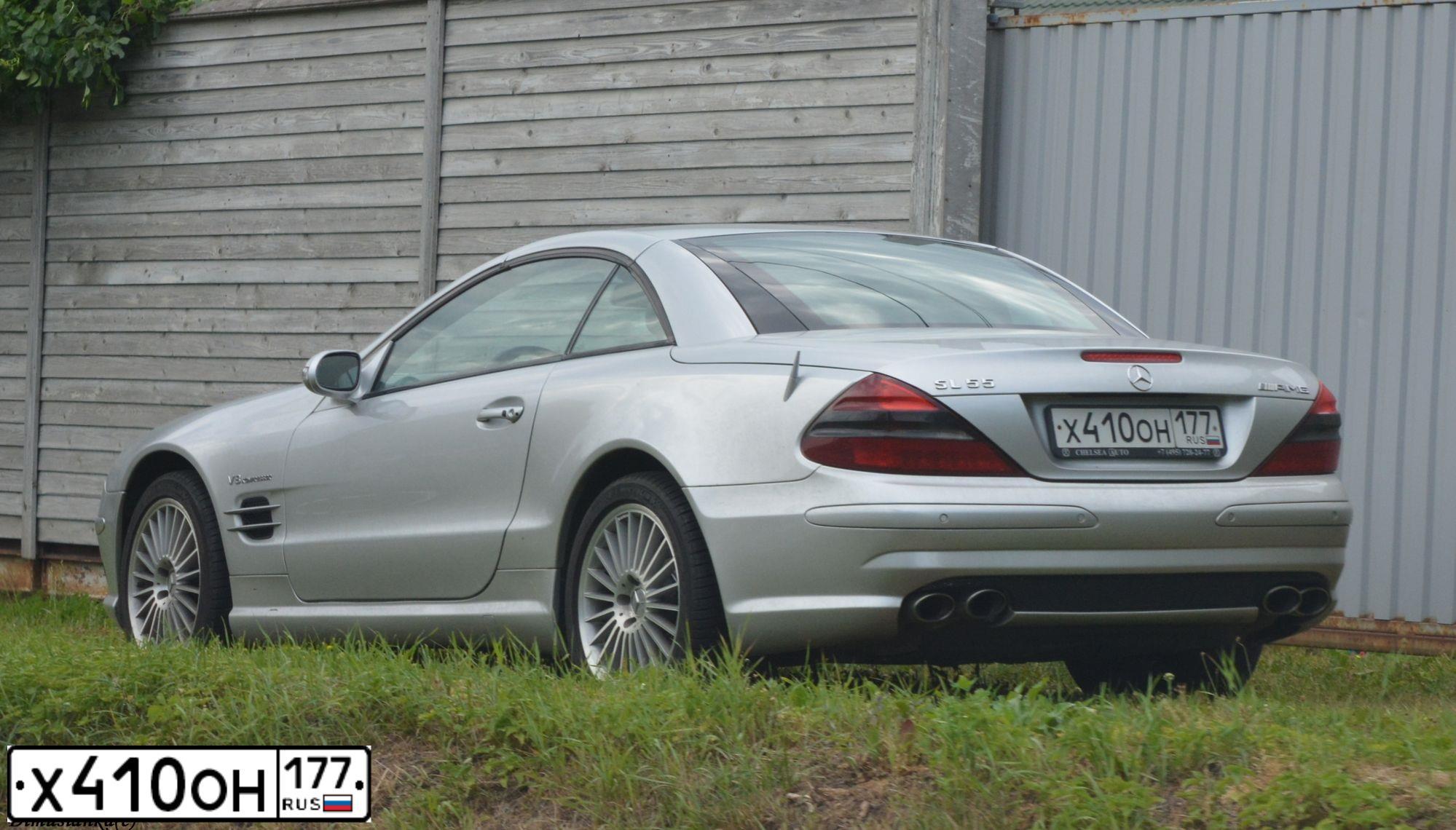 Фото автомобиля MERCEDES-BENZ SL55 AMG, 2002 — госномер Т626КО977