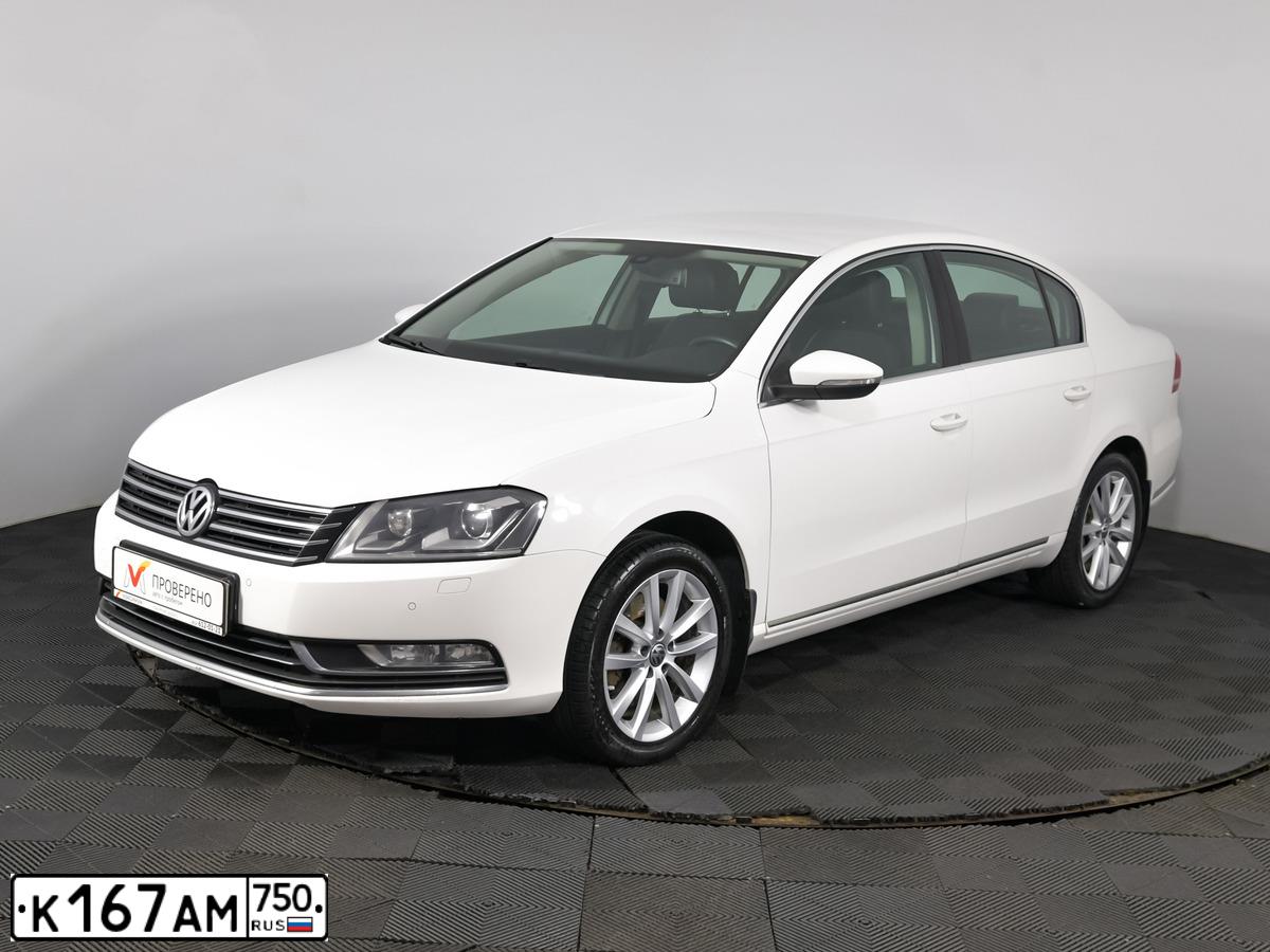 Фото автомобиля VOLKSWAGEN PASSAT, 2014 — госномер М359СО198. Цвет: Белый