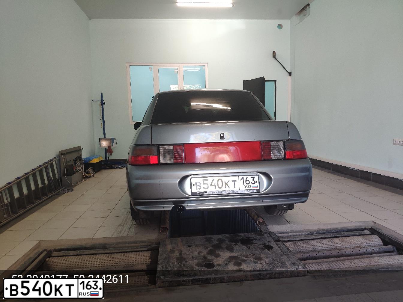 Фото автомобиля LADA 2110, 2006 — госномер В540КТ163. Цвет: средний серо-зеленый металлик