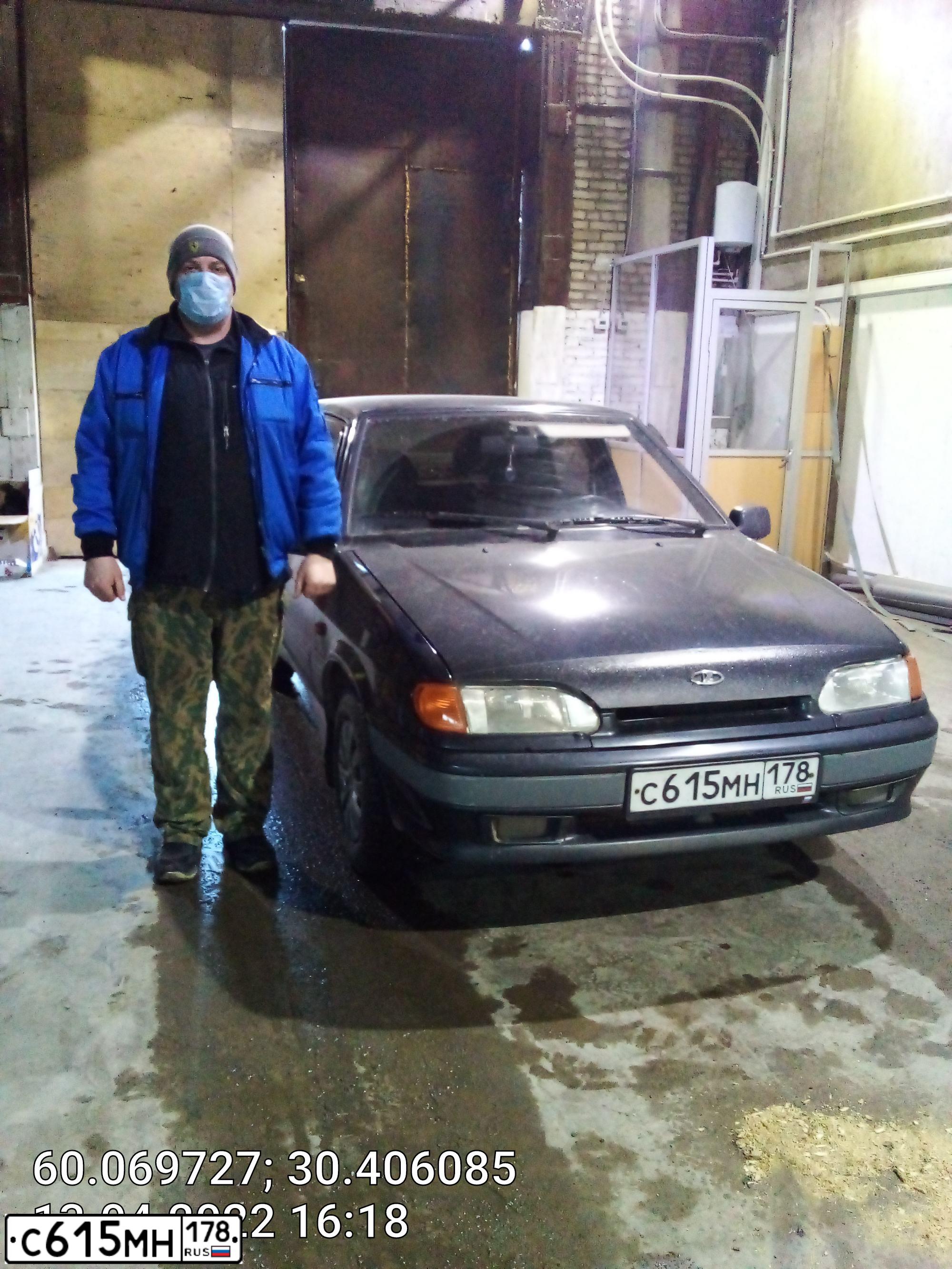 Фото автомобиля LADA 2115, 2007 — госномер К398АС250. Цвет: ГРАФИТОВЫЙ МЕТАЛЛИК