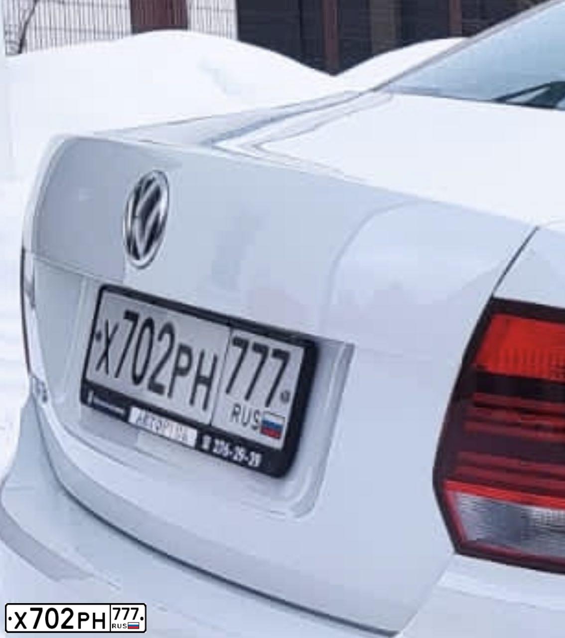Фото автомобиля VOLKSWAGEN POLO, 2015 — госномер Н682АХ180. Цвет: Белый