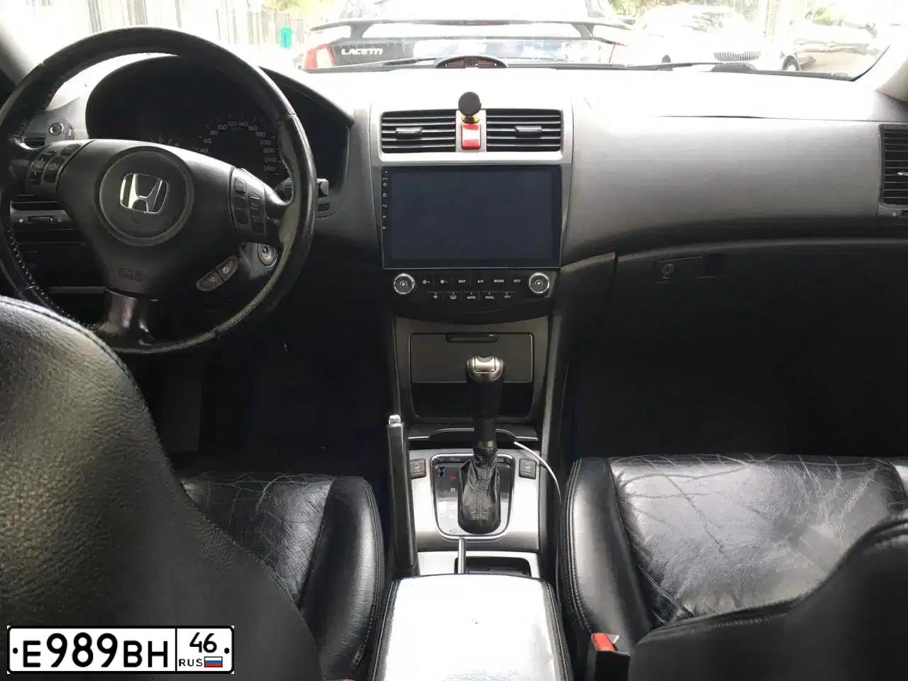 Фото автомобиля HONDA ACCORD, 2006 — госномер К739АМ180. Цвет: Темно-синий