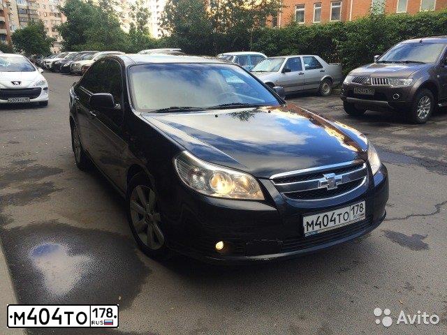 Фото автомобиля CHEVROLET EPICA, 2011 — госномер М404ТО178. Цвет: ЧЕРНЫЙ