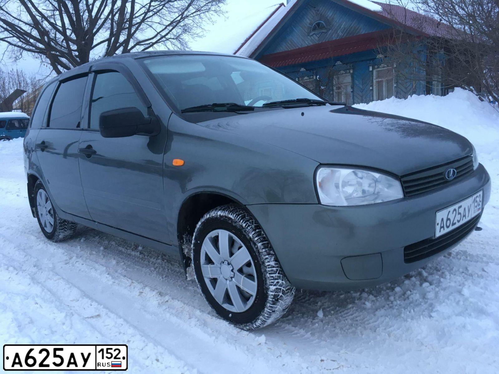 Фото автомобиля LADA 1117 KALINA, 2009 — госномер А625АУ152. Цвет: ТЕМНО-СЕРЫЙ МЕТАЛЛИК