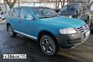 Фото автомобиля VOLKSWAGEN TOUAREG, 2003 — госномер А333ТН197. Цвет: СИНИЙ ТЕМНЫЙ