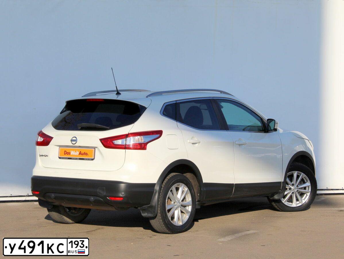 Фото автомобиля NISSAN QASHQAI, 2014 — госномер Н040ОК82. Цвет: Белый