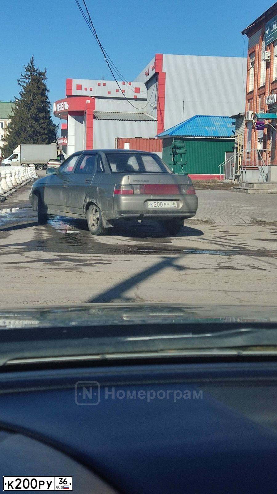 Фото автомобиля VAZ 2110 LADA, 2001 — госномер К200РУ36. Цвет: СЕРЕБРИСТЫЙ СЕРО-ЗЕЛЕНЫЙ