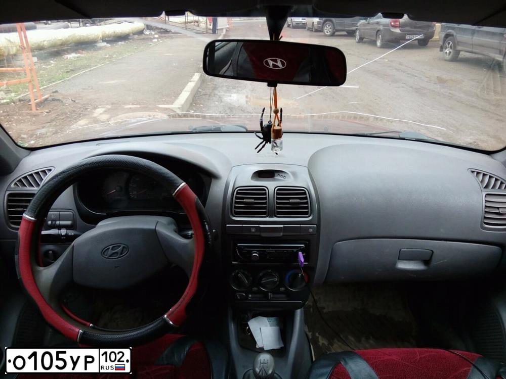 Фото автомобиля TAGAZ ACCENT, 2007 — госномер К490ХУ702. Цвет: Красный