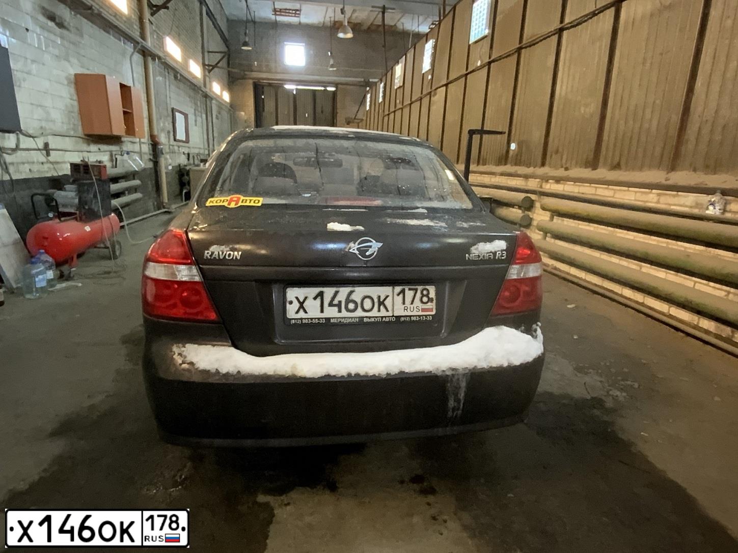 Фото автомобиля RAVON NEXIA R3, 2017 — госномер Х146ОК178. Цвет: ПЕРЛАМУТРОВО-КОРИЧНЕВЫЙ 