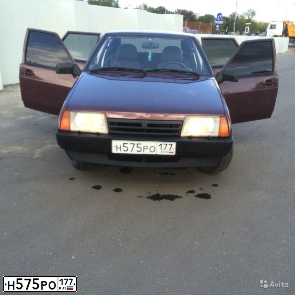 Фото автомобиля LADA 2109 SAMARA, 2003 — госномер Е057ВО790. Цвет: Красный